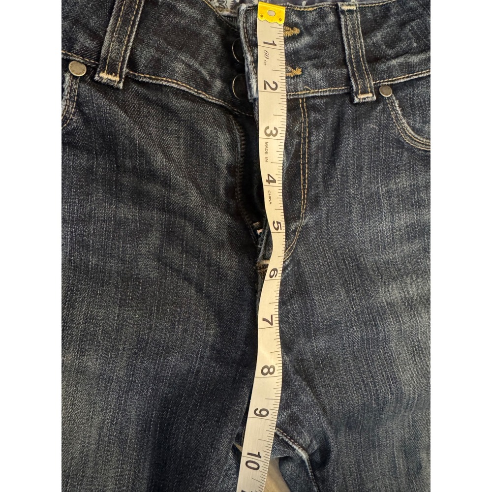 Paige Premium Denim Hidden Hills High Rise Bootcut Jeans Dark Wash Size 28 - Picture 12 of 12